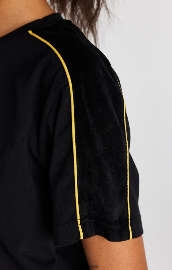 Women Apparel TB82N49 SikSilk Black T-Shirt