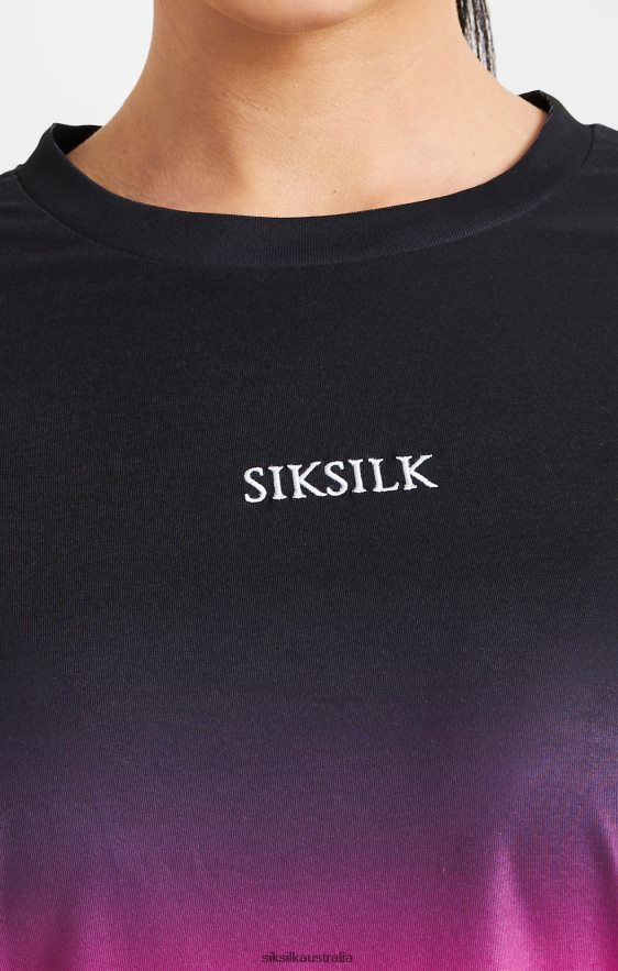 Women Apparel TB82N56 SikSilk Pink Fade T-Shirt