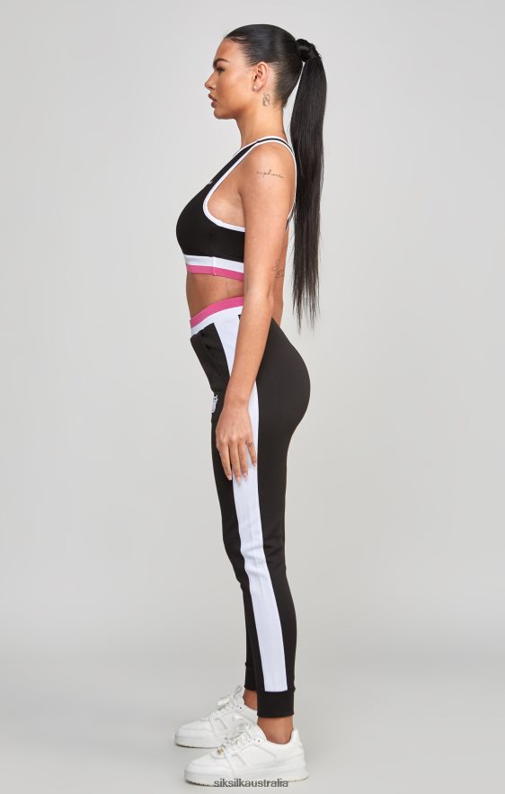 Women Apparel TB82N205 SikSilk Black Retro Bralette