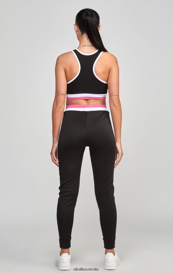 Women Apparel TB82N205 SikSilk Black Retro Bralette