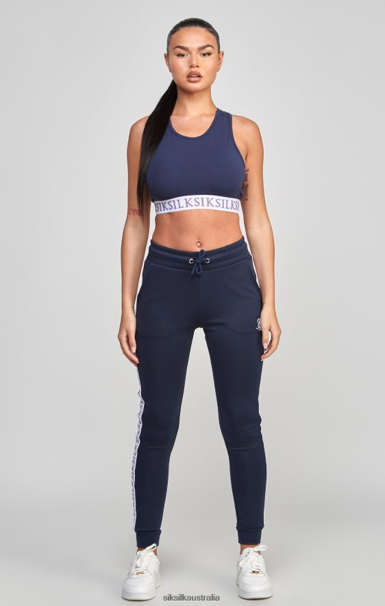 Women Apparel TB82N54 SikSilk Navy Tape Bralette